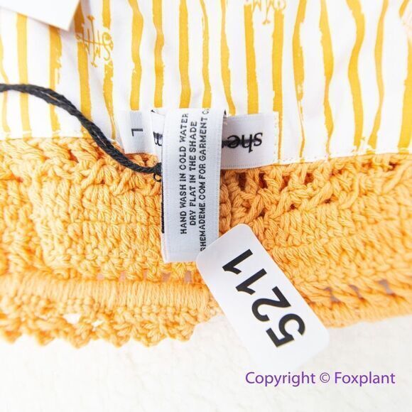 NEW Free People She Made Me Essential High-Waisted Crochet Bikini Bottoms , ‎ L - Picture 14 of 14